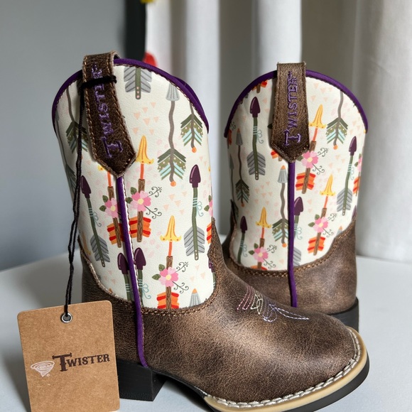 Twister Toddler Girl Boots - Picture 1 of 5